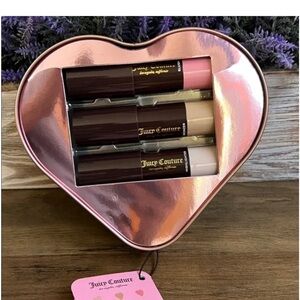 Juicy Couture Total Complexion Set - bronzer highlighter and blush in tin box